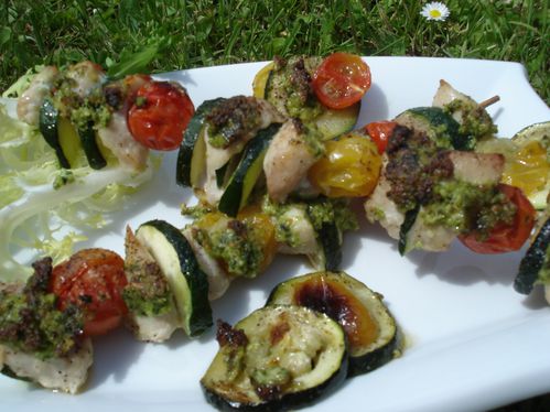 Brochettes de volaille et légumes : Recette facile et savoureuse en 8 étapes