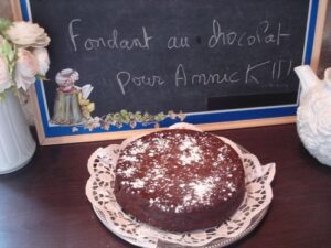 Fondant au chocolat et aux amandes (tout simple !) en 6 étapes