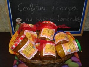 Confiture d'orange au sirop d'amandes