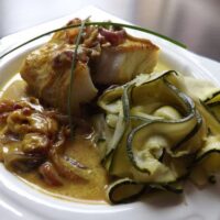 Cabillaud savoureux à la crème d’érable et curry