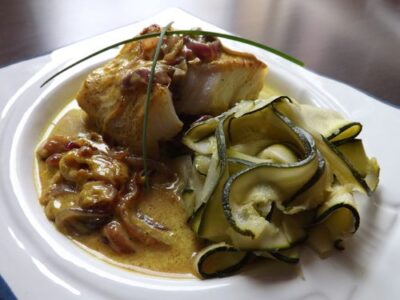Cabillaud savoureux à la crème d’érable et curry