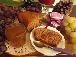 Gelée de raisin au pineau des Charentes et pain d'épices "maison"