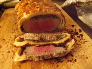 Filet de boeuf en croute au foie gras