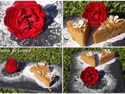 Fondant Savoureux à la Compote de Pommes et Pruneaux, Chocolat Café