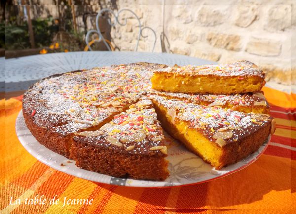 Gâteau de potimarron savoureux aux amandes et vanille de Tahiti