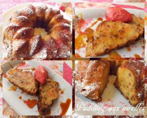 Pain perdu aux airelles (Pudding) en 6 étapes