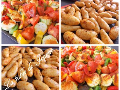 Pommes de terre et légumes au four : Recette facile en 5 étapes