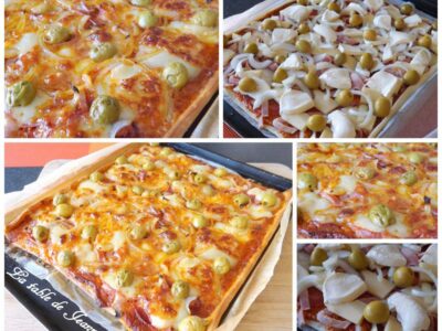 Recette facile : Pizza pesto au jambon et chorizo en 4 étapes