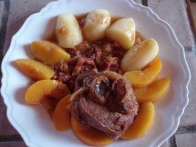 Recette facile : Mon délice de dinde aux pêches savoureux