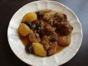 <strong>Sauté de porc aux poires et aux épices</strong>