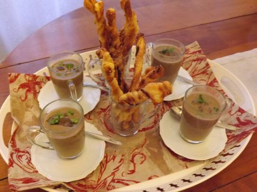 Velouté Forestier Savoureux au Fromage Frais et Herbes