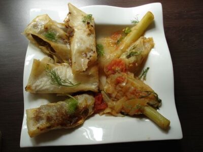 Recette Savoureuse : Rougets Croustillants à la Tapenade et Compotée de Fenouils