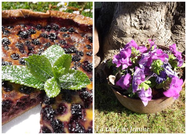 Tarte aux mûres facile et savoureuse - Recette authentique de La Table de Jeanne