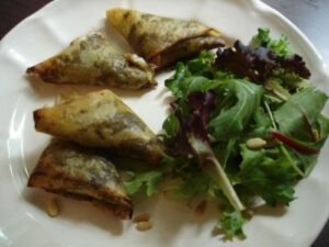 Croustillants de fromages au pesto