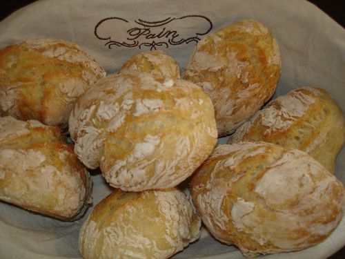 Petits pains sans pétrissage - Recette facile et savoureuse