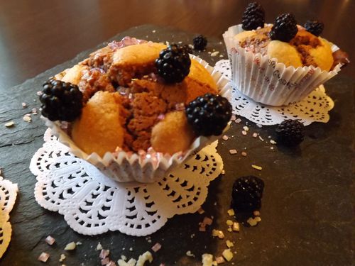 Muffins Savoureux à la Confiture de Mûres et au Citron
