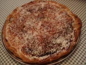 Tarte mirabelles et noix de coco