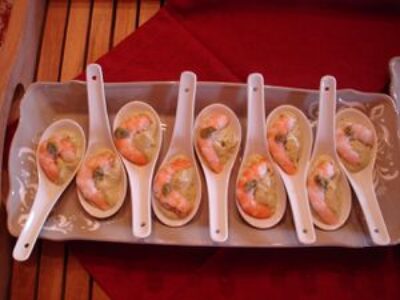 Recette facile : Crevettes à la crème de pesto savoureux