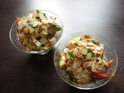 Recette facile : Salade de poulet et avocat aux épices cajun savoureuse