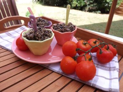 Recette facile : Tapenade noire aux amandes et câpres