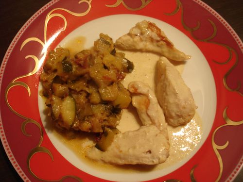 Recette facile : Aiguillettes de poulet à la crème d'ail en 7 étapes