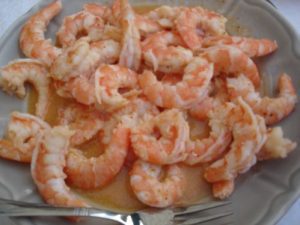 <strong>Crevettes aux 2 marinades</strong>