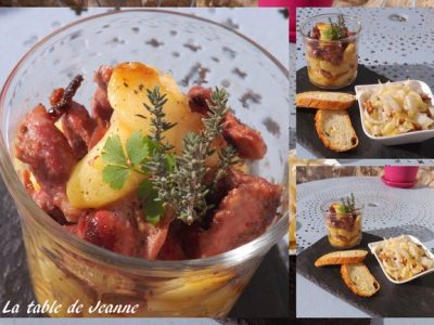 Recette Savoureuse : Gésiers Confit aux Pommes et Salade d’Endives aux Noix