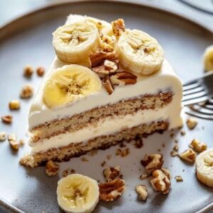 Gâteau à la Banane et aux Noix avec Crème Ingrédients 2 tasses de farine tout usage 1 tasse de sucre en poudre 1 c. à café de levure chimique 1 c. à café de bicarbonate de soude c. à café de sel 1 tasse de beurre non salé, ramolli 4 bananes bien mûres, écrasées 2 gros œufs 1 c. à café dextrait de vanille 1 tasse de babeurre 1 tasse de noix hachées Ingrédients pour le Glaçage au Fromage à la Crème 225 g de fromage à la crème, ramolli tasse de beurre non salé, ramolli 1 tasse de sucre glace 2 c. à café dextrait de vanille 2-3 c. à soupe de crème liquide facultatif Instructions Préchauffez le four à 175C 350F. Beurrez et farinez trois moules à gâteau ronds de 20 cm 8 pouces. Dans un grand bol, mélangez la farine, le sucre, la levure chimique, le bicarbonate de soude et le sel. Ajoutez le beurre ramolli, les bananes écrasées, les œufs, lextrait de vanille et le babeurre. Battez au batteur électrique à vitesse moyenne jusquà homogénéité. Incorporez les noix hachées. Répartissez la pâte dans les moules préparés. Faites cuire au four pendant 25 à 30 minutes, ou jusquà ce quun cure-dent inséré au centre en ressorte propre. Laissez les gâteaux refroidir dans les moules pendant 10 minutes, puis transférez-les sur une grille pour les laisser refroidir complètement. Pour le glaçage, battez le fromage à la crème et le beurre jusquà obtention dune consistance lisse. Ajoutez progressivement le sucre glace, en battant jusquà ce que le mélange devienne léger et aéré. Incorporez lextrait de vanille et la crème liquide si le glaçage est trop épais. Montez le gâteau en plaçant une couche sur un plat de service et en étalant du glaçage. Répétez lopération avec les couches restantes. Glacez le dessus et les côtés du gâteau. Décorez avec des rondelles de banane et des noix hachées. #GâteauBananeNoix #RecetteGâteau #DessertMaison #BananeNoix #FromageàlaCrème #GâteauLayered #GlaçageMaison #RecetteFacile #GâteauMoelleux #BananesMûres #NoixHachées #GlaçageFromage #GâteauFestif #PâtisserieMaison #GâteauOnctueux #DessertConvivial #GâteauÀÉtages #DessertGourmand #RecetteÀPartager #PâtisserieTraditionnelle