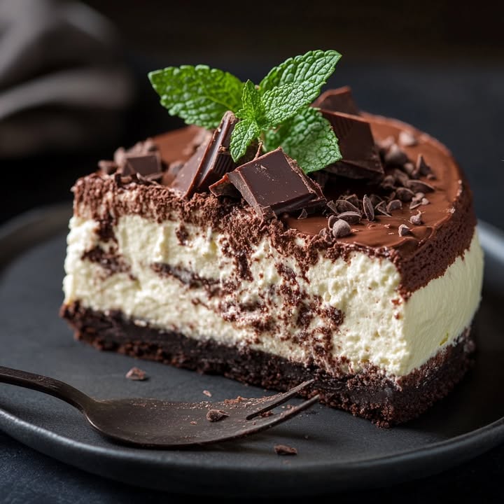 Cheesecake Chocolat Menthe
