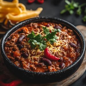 chili con carne savoureux