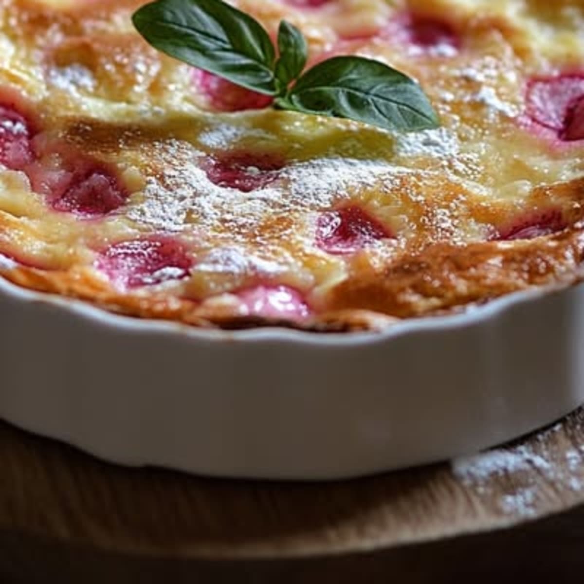 Clafoutis Légers à la Rhubarbe: Recette Facile2