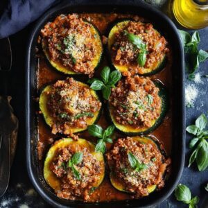 Courgettes Bolognaise Gourmandes