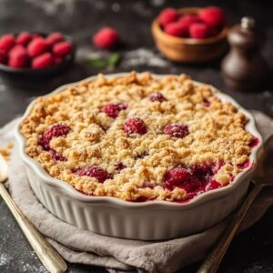 Crumble Framboise Croquant : Recette Délicieuse et Facile