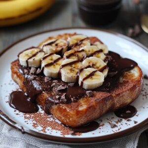 Délicieux Pain Perdu Chocolat-Banane Recette Facile