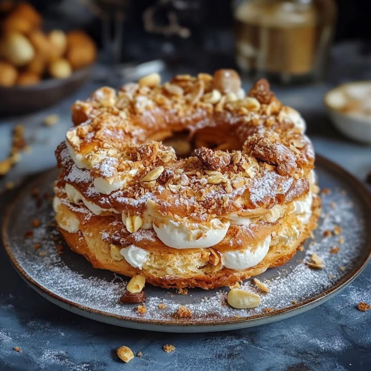 Délicieux Paris-Brest Noisettes et Praliné