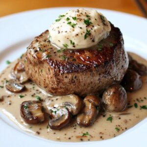 Filet Mignon Crémeux au Boursin Délicieux