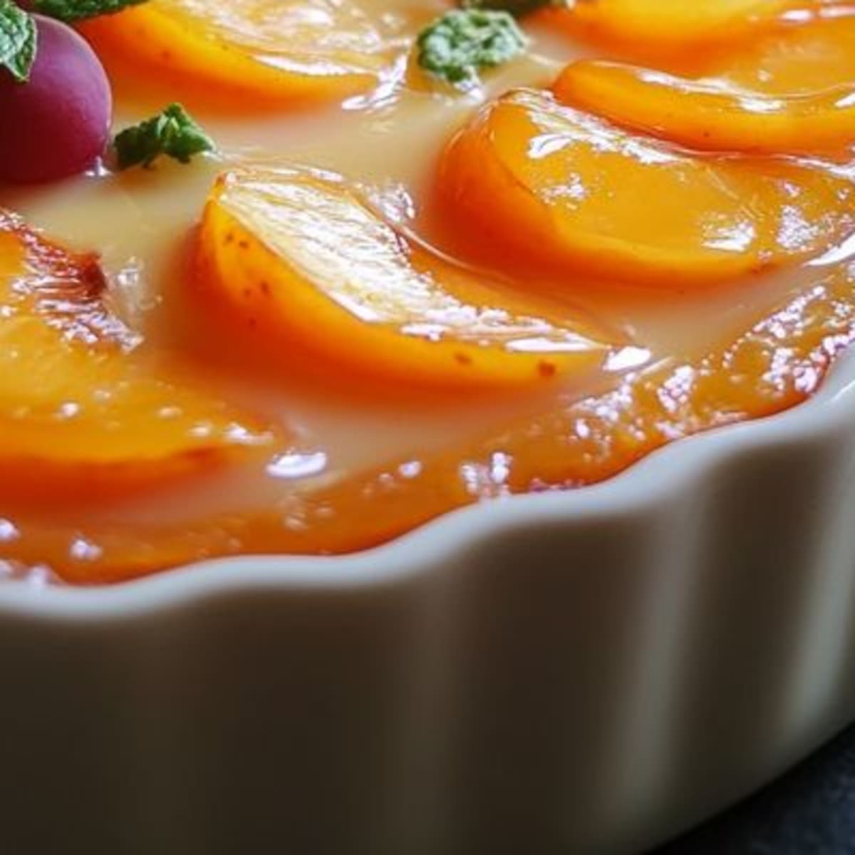 Flan Crémeux aux Abricots Délicieux et Facile2