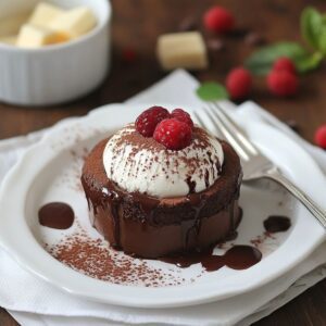 Fondant Chocolat au Fromage Blanc Délicieux