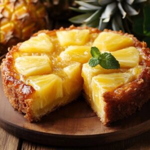 Gâteau Ananas Croquant