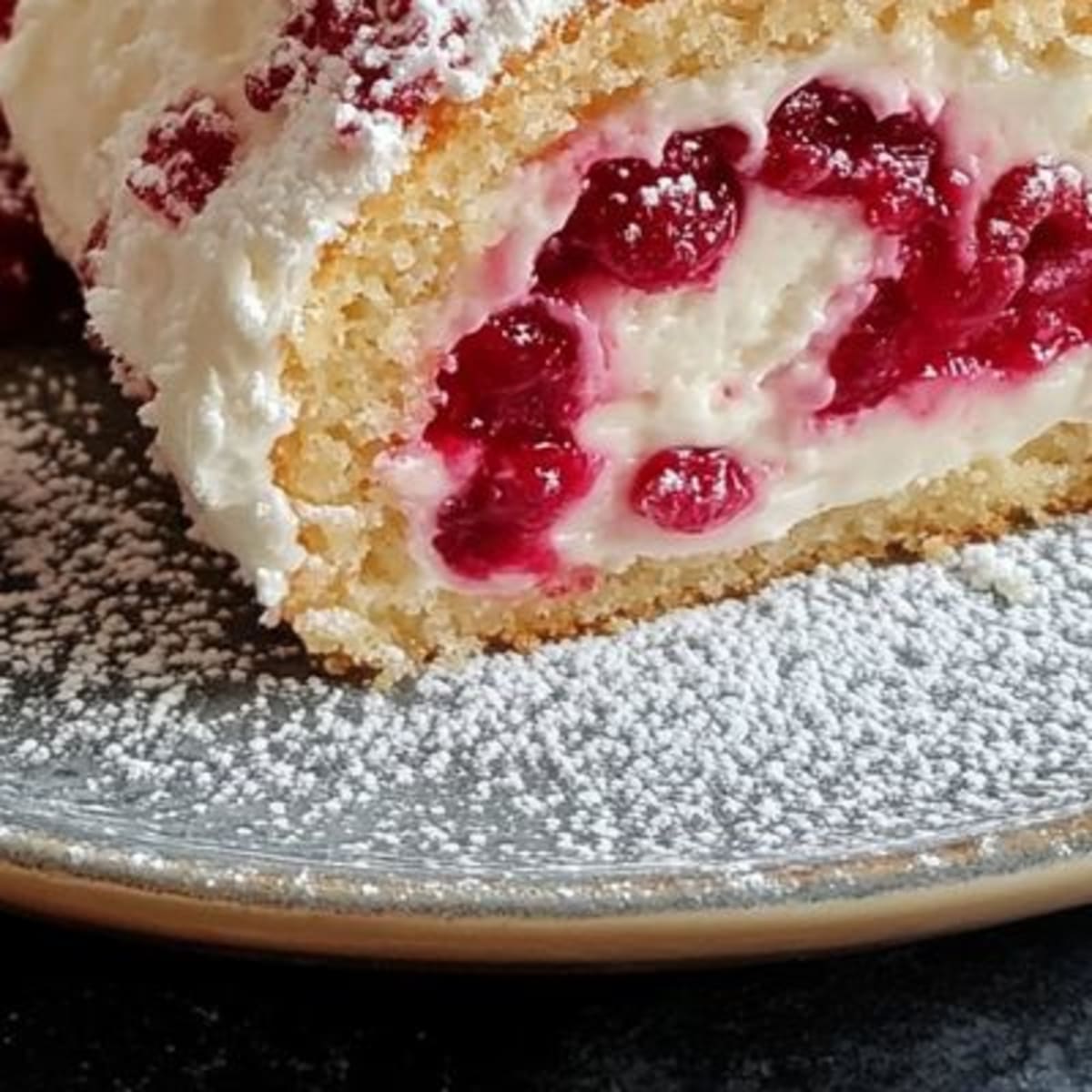 Gâteau Roulé Framboise Recette Délicieuse2