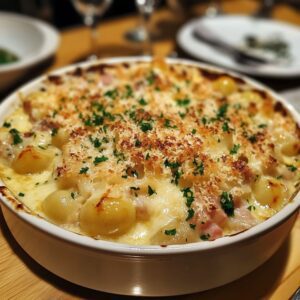 Gratin Coquillettes Raclette