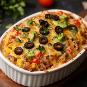 Gratin Mexicain au Riz