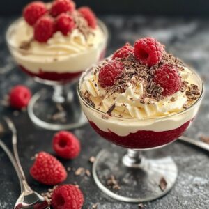 Mousse Chocolat Blanc Framboises : Délice Simple