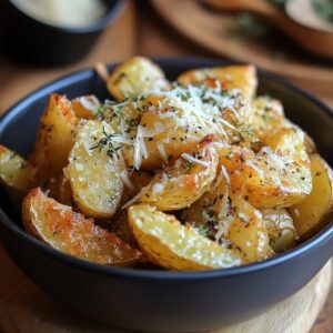 Pommes de Terre Ail Parmesan : Recette Délicieuse