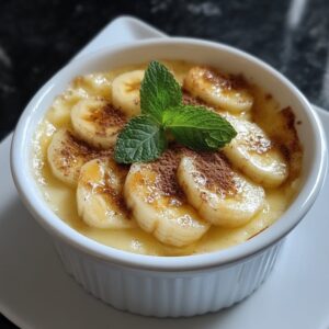 Pudding Banane Délicieux