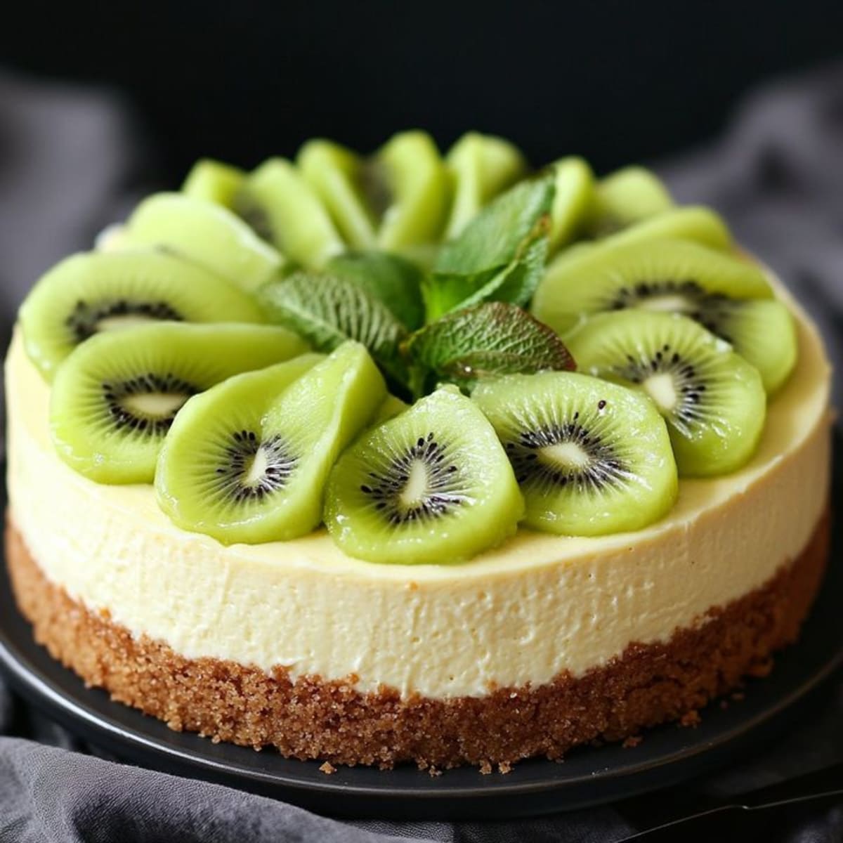 Recette Facile de Cheesecake au Kiwi