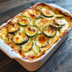 Recette Gratin Courgettes Mozzarella Facile et Savoureuse