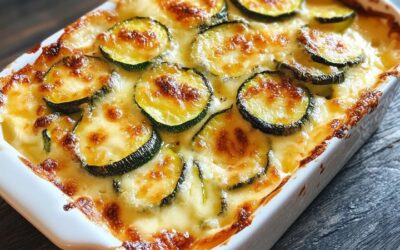 Recette Gratin Courgettes Mozzarella Facile et Savoureuse