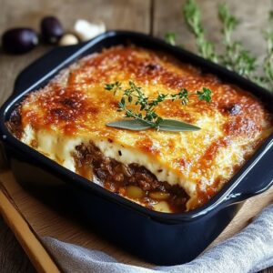 Recette Moussaka Grecque Facile et Savoureuse