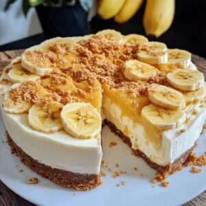 Recette de Cheesecake Banane Crémeux Délicieux